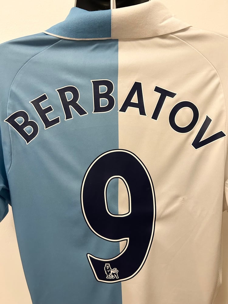 Image of Tottenham Hotspur “BERBATOV 9” 125 Yrs Anniversary Shirt + PL patches (M)