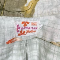 Image 2 of Vintage 1960s Mens Sears Hawaiian Shirt Size L