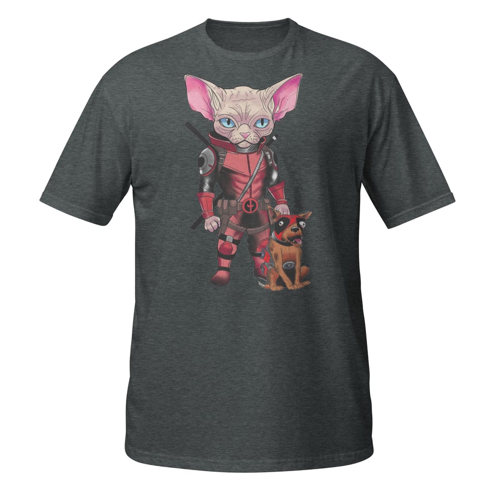 Deadpool Cat & Dogpool Short-Sleeve Unisex T-Shirt