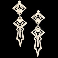 Image 3 of AZTECAH Earring Long. SILVER or OX. Normal Price 1.550.- NOW: