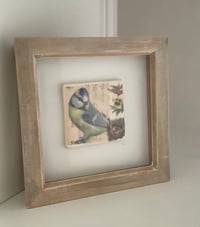 Image 2 of Blue tit ceramic tile picture 