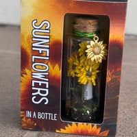 Image 2 of Sunflowers ( Large) - Message in a Bottle