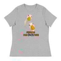 Image 8 of Women's Relaxed T-Shirt, Productive Duck Funny Tee