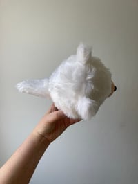 Image 5 of Magical white Woff plushie from Hilda cartoon - made to order