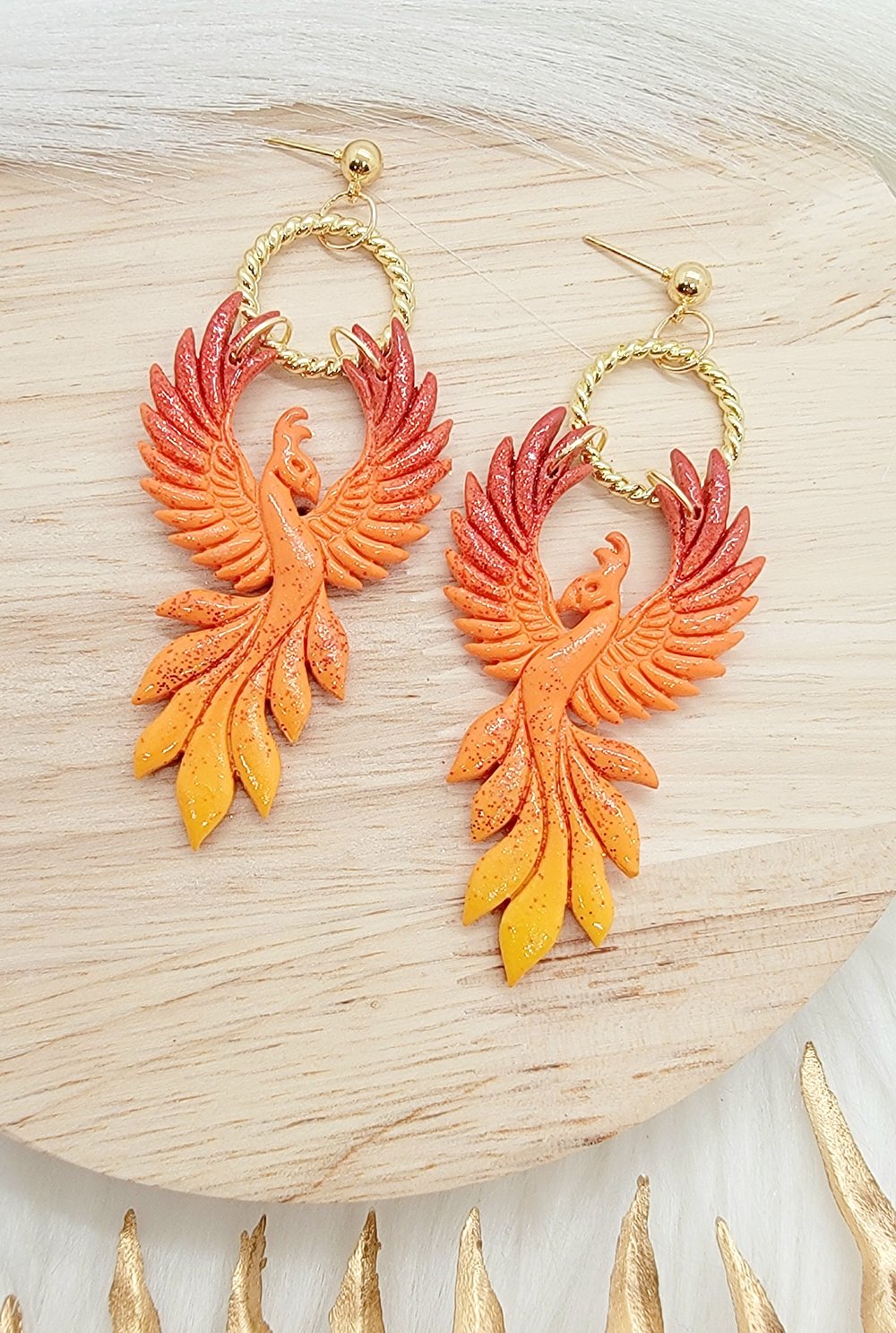 Image of Fiery Pheonix Dangles