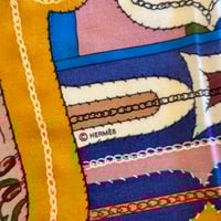 Image 6 of Hermès Cashmere Shawl "Esprit Ainou" by Natsuno Hidaka 140cm