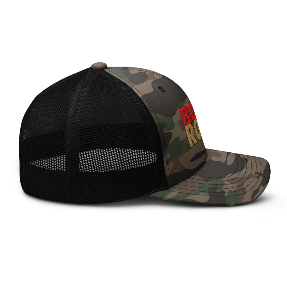 NEW! Camouflage embroidered trucker hat