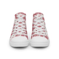 Image 5 of Women’s high top canvas shoes Pink