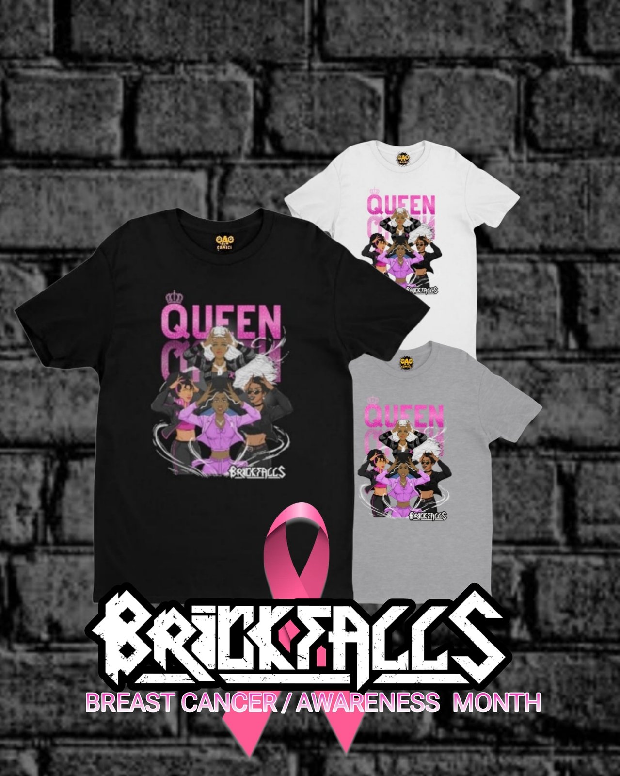 Queens graphic shirt | OAO Comics