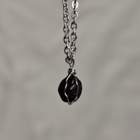 Image 2 of Obsidian Necklace