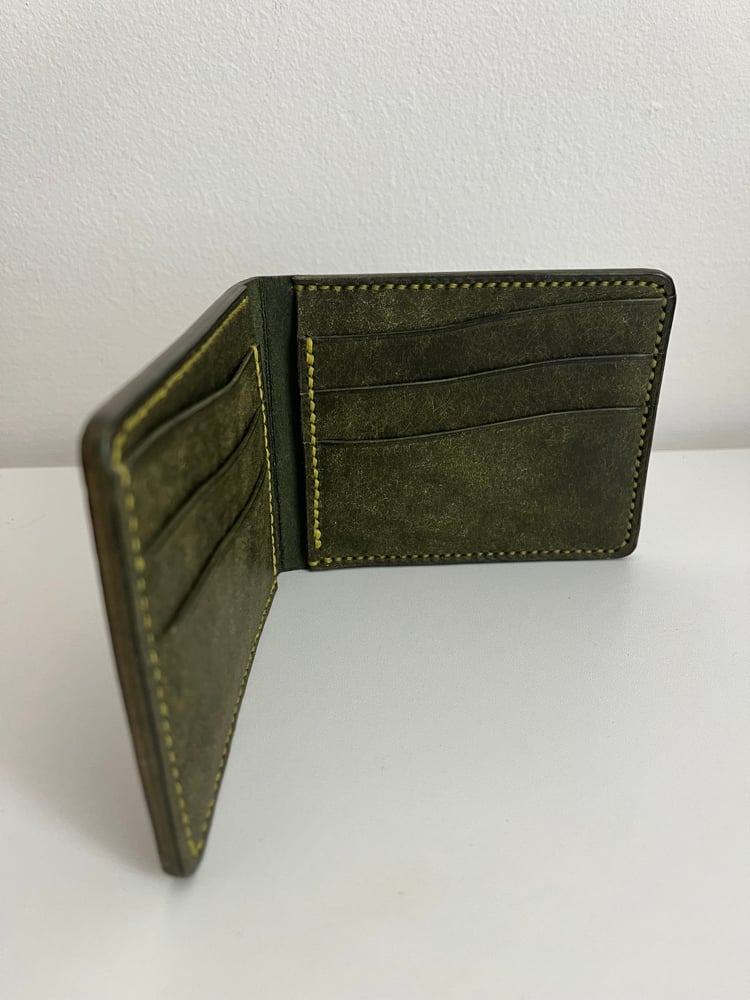 Image of Olive Pueblo 8-Pocket Slim Bifold (Mustard)