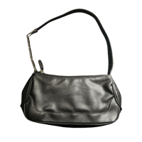 Image 2 of small faux leather shoulder clutch