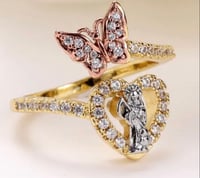 Image 4 of Holy death Butterfly Ring/set 