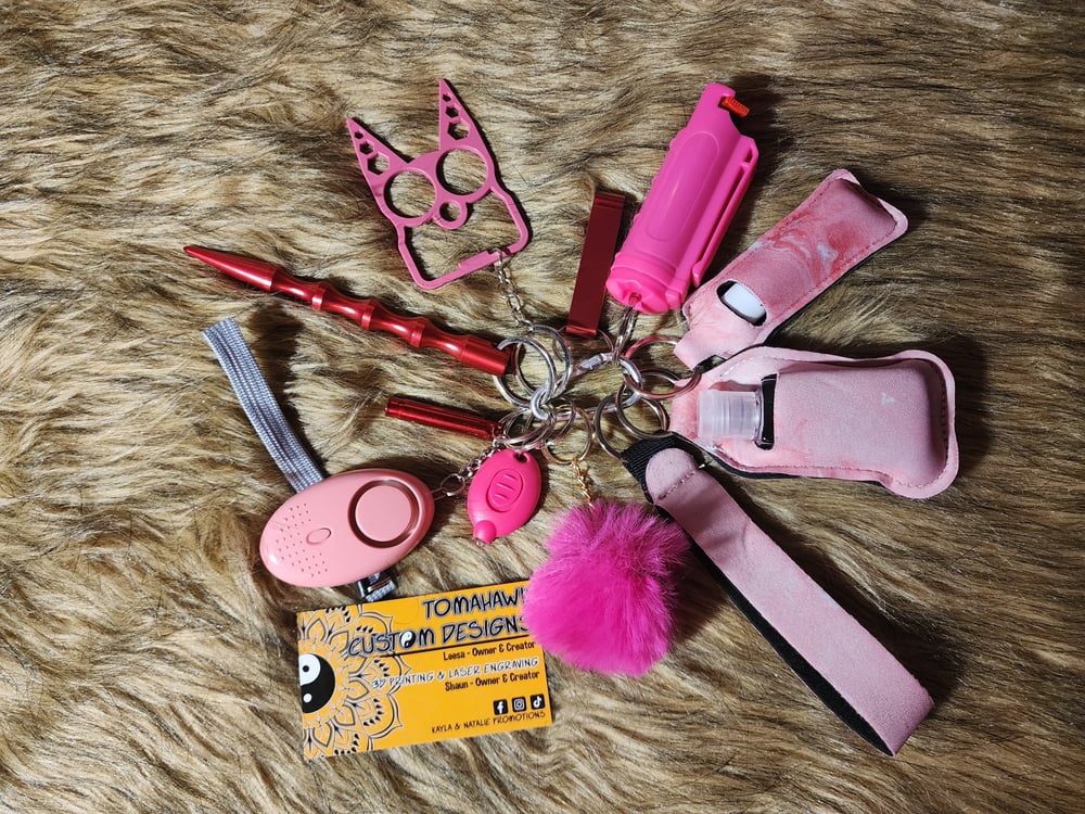Image of Pink marble safety set