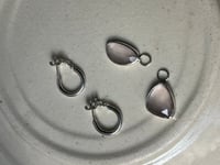 Image 1 of Rosequartz Hoops