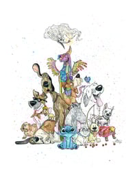 Image 1 of Disney Dogs 2 - 11x14 Signed Print