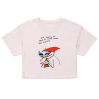 Image 8 of Women’s crop top TAKE DOWN THE SYSTEM 