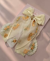 Spring Collection - Lemon and Lace Maxi Bow