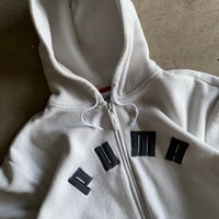 Image 2 of PUMA SPELLOUT FLEECE ZIP HOODIE