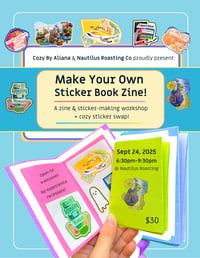 Image 1 of Make Your Own Sticker Book Zine!