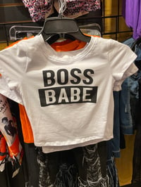 Image 3 of Boss Babe Crop Top
