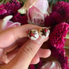 Vanilla With Cherry Topping Ice Cream Scoops (Studs)