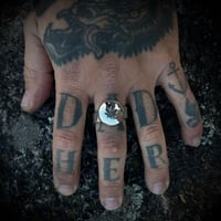 Image 3 of Adjustable CannaLeaf Ring- Size 10