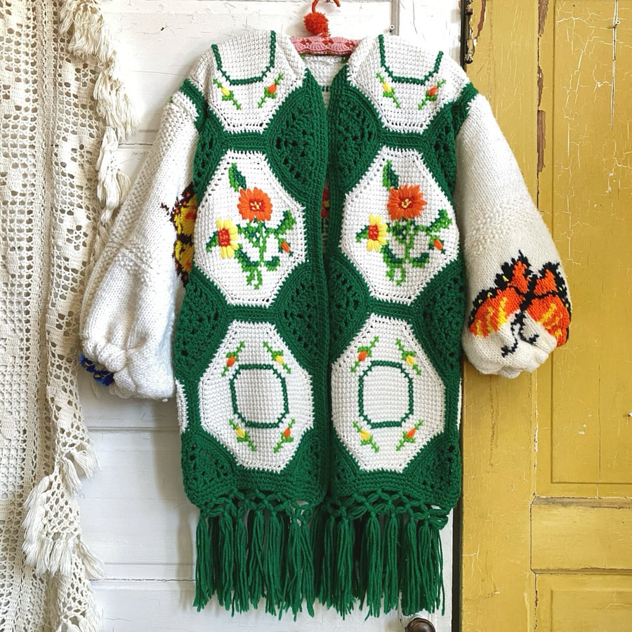 Image of Garden Window Granny Sweater
