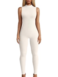 Image 3 of Slim fit jump suit 