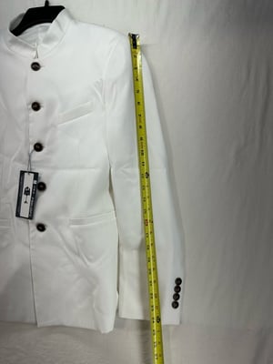 Image of Men's Chinese Tunic Suit Jacket Blazer Mandarin Collar Slim Fit - Runs Small - Free Shipping