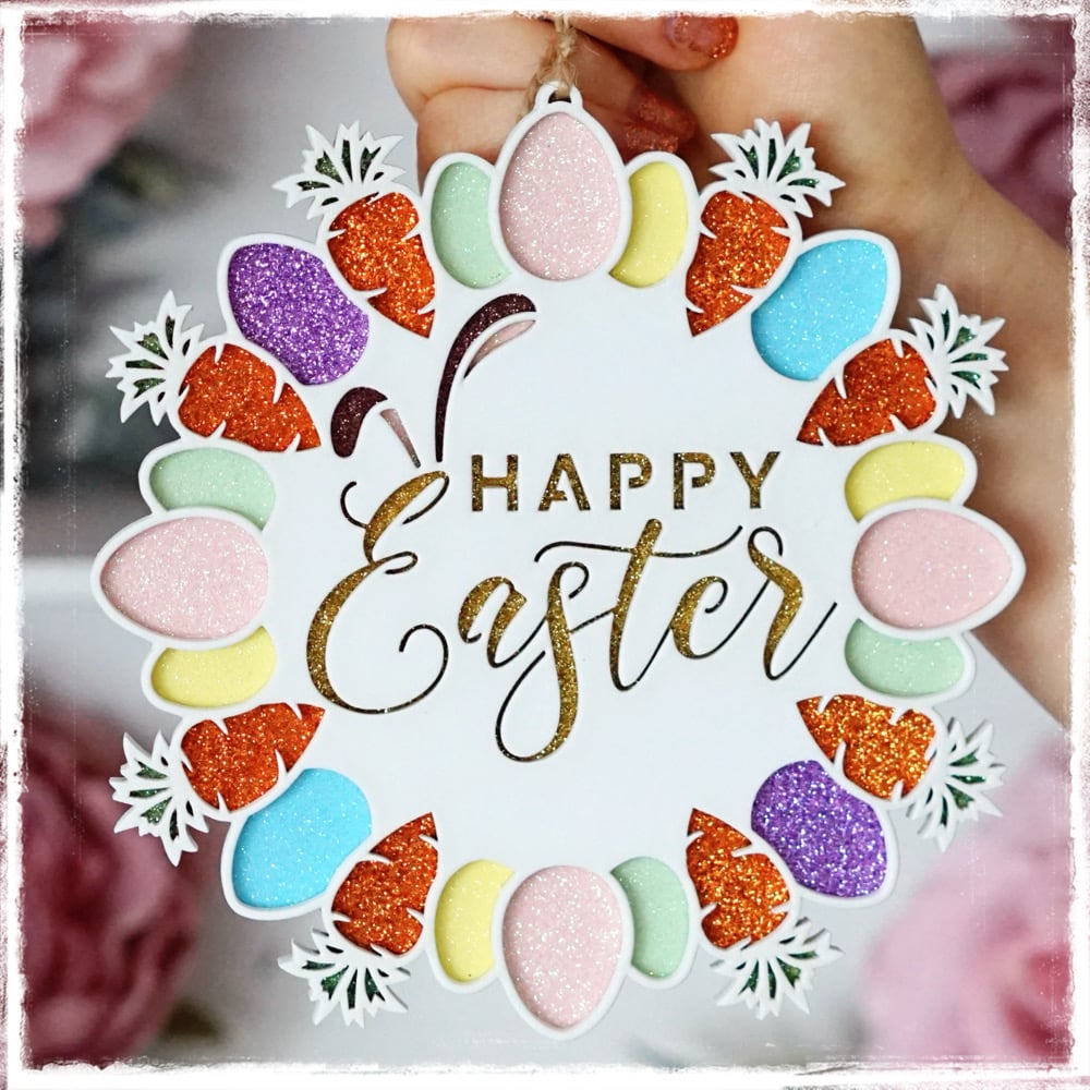 Image of PREORDER Happy Easter Wreath