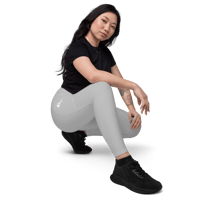 Image 2 of PHRZK "Aotearoa Forever" Grey Womens Leggings 