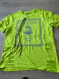 Large green happiness lace destroyed 