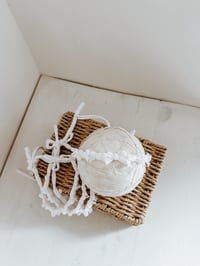 Image 2 of pure white bow halo mini