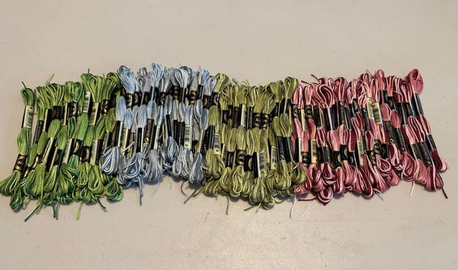 Variegated threads lot 4…