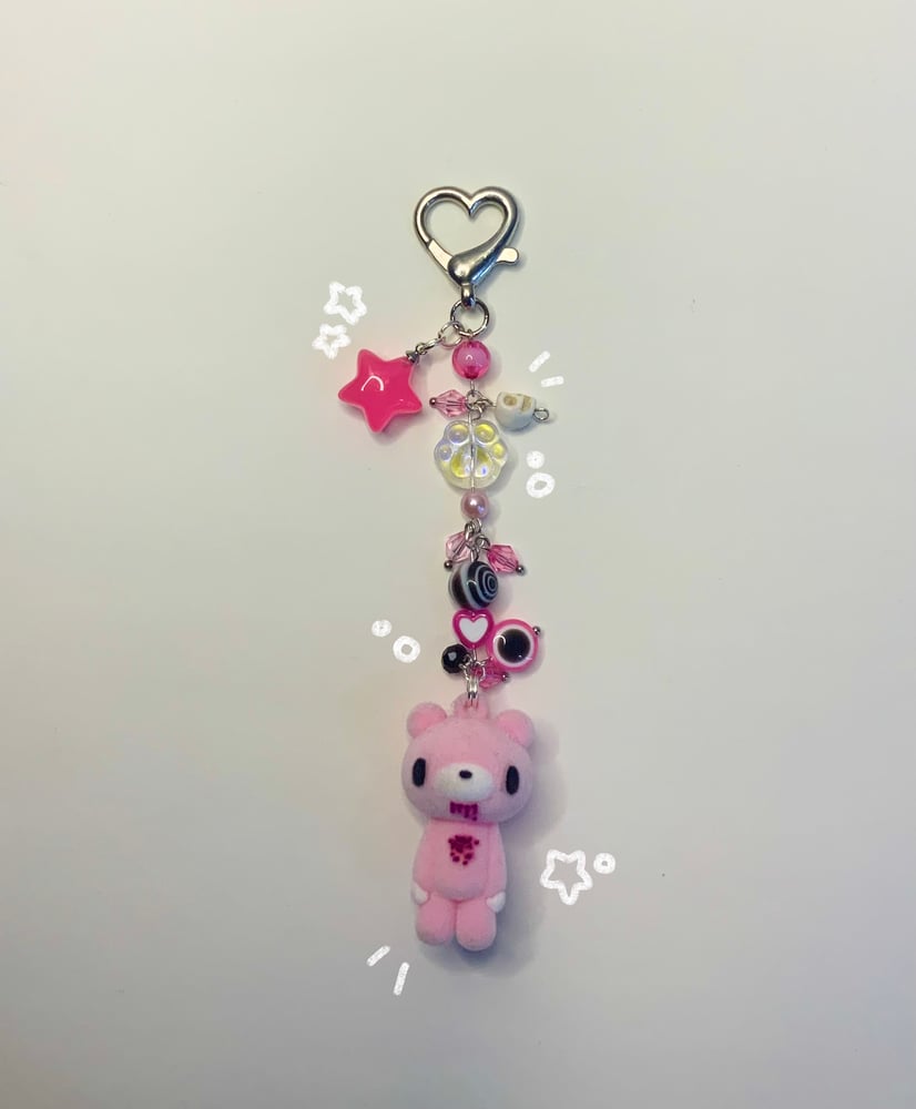 Image of gloomy bear keychain ⋆。𖦹