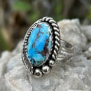 Image 4 of Golden Hill Turquoise Handmade Sterling Silver Ring
