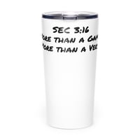 Image 1 of Tapered stainless steel tumbler