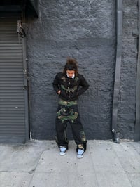 Image 5 of 1/1 camo evilsmile size 32 large jacket sample 