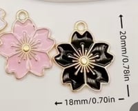 Image 2 of Enamel Sakura Charm 