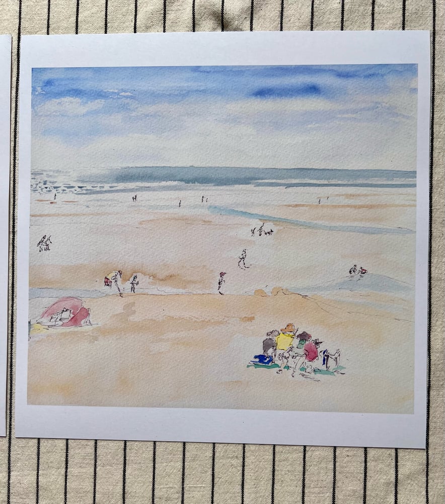 Image of Blåvand Beach diptych