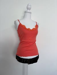 Image 1 of 00s Orange tank top // M