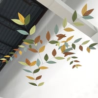Image 1 of Birdsong Stylized Leaf Mobile