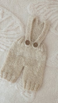 Image 3 of oatmeal knit romper