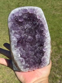 Image 8 of Amethyst Base Cut Polished Edge #1221