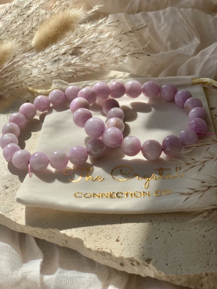 Image of Kunzite Bracelets Lge Beads 