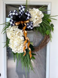 Image 1 of Elegant hydrangea Wreath