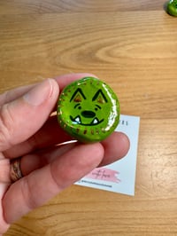Image 1 of Whatif Monster Ceramic Worry Stone (stripes) - Free Shipping in Contiguous US