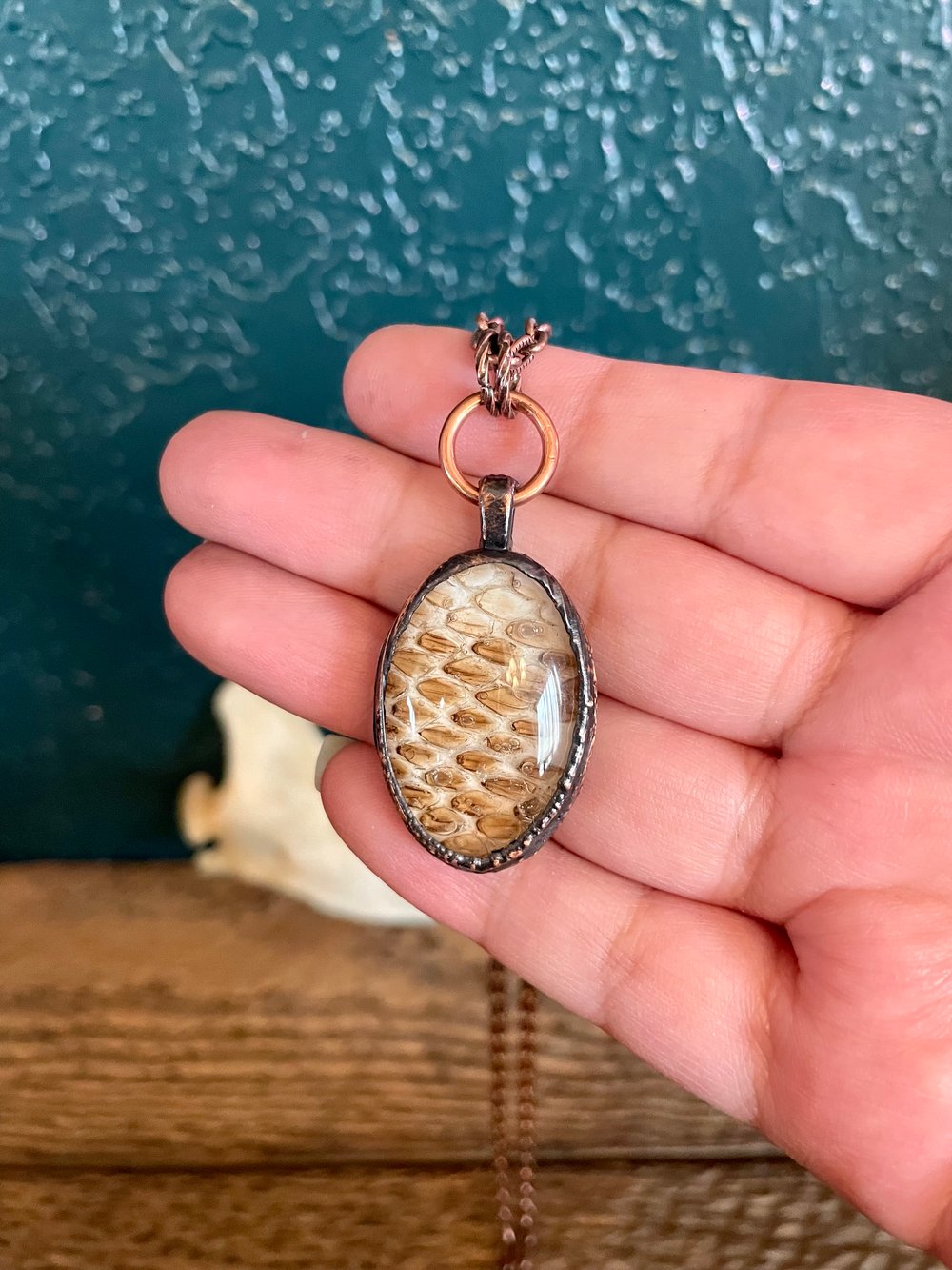Snakeskin Pendant