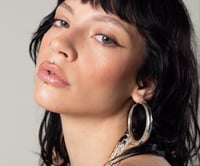 Image 1 of Big Silver Hoops
